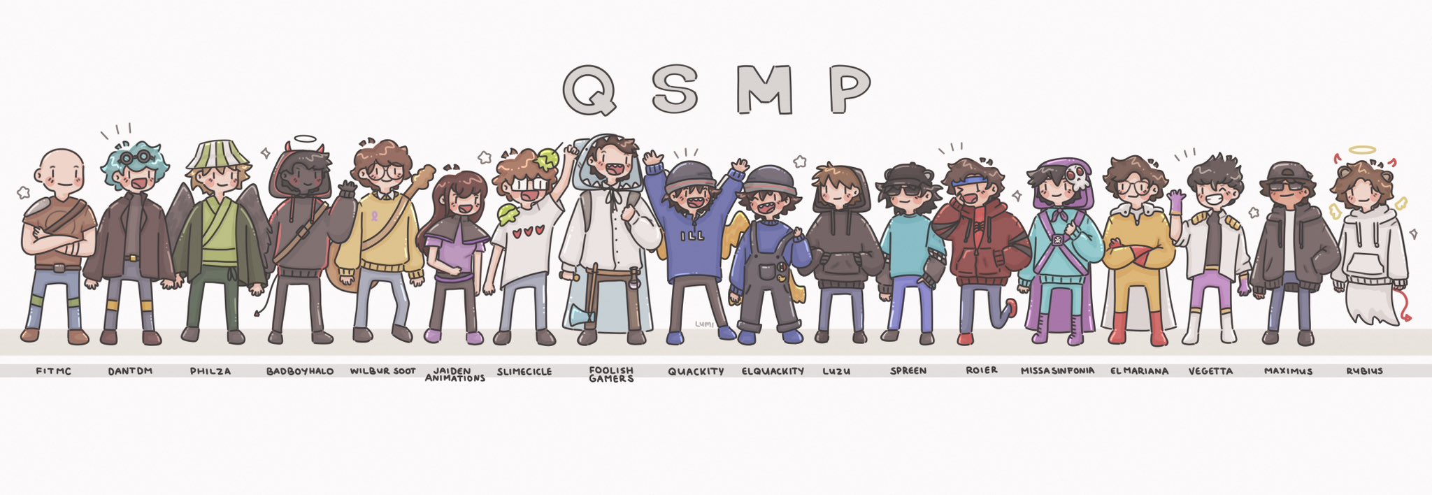 QSMP ✨ Art by: @Saikaindo_ on twitter in 2023