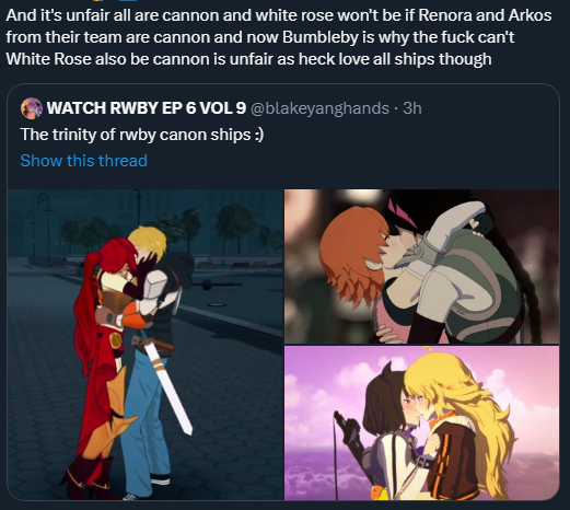 Ruby Rwby V9 Spoilers On Twitter Taking Away Whiterose From Yall 