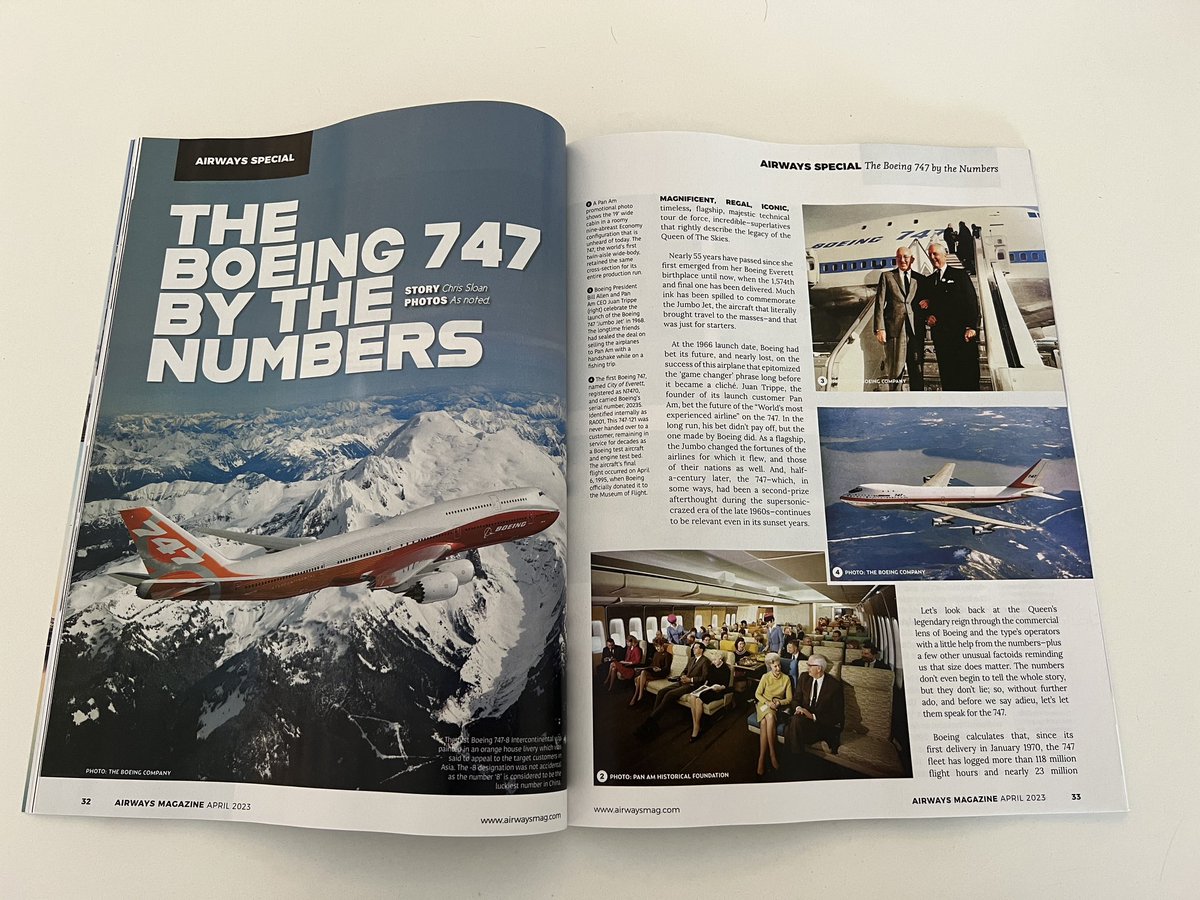 TheAirchive's tweet photo. My last tributes to the Queen of the Skies: One iconic aircraft final delivery. 3 different stories. 3 different publications. 2 different podcasts. #747Forever https://t.co/idoahK6hxB