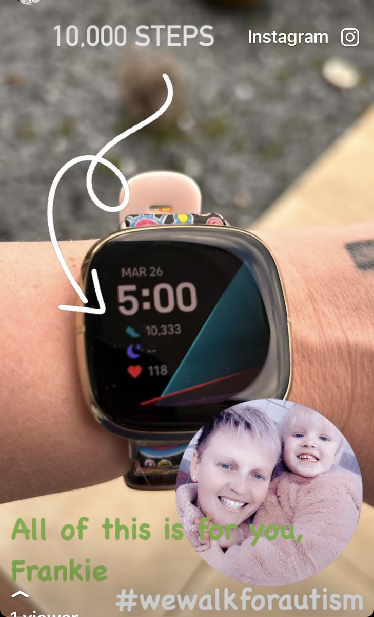 LeanneRoo's tweet photo. Day 1 - complete โ๏ธ #wewalkforautism https://t.co/7JM5TE0DM8