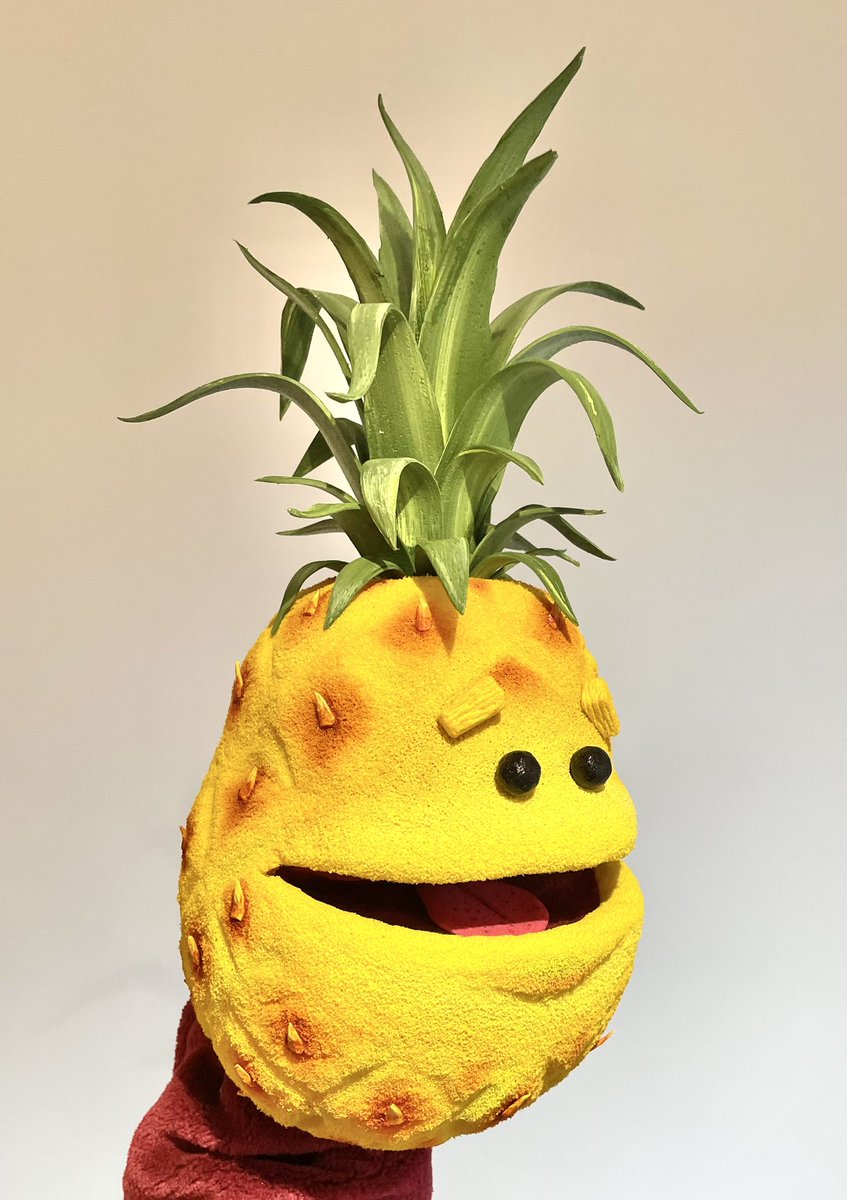 welcome to the world Jonathan Pineapple Puppet 🍍🍍🍍