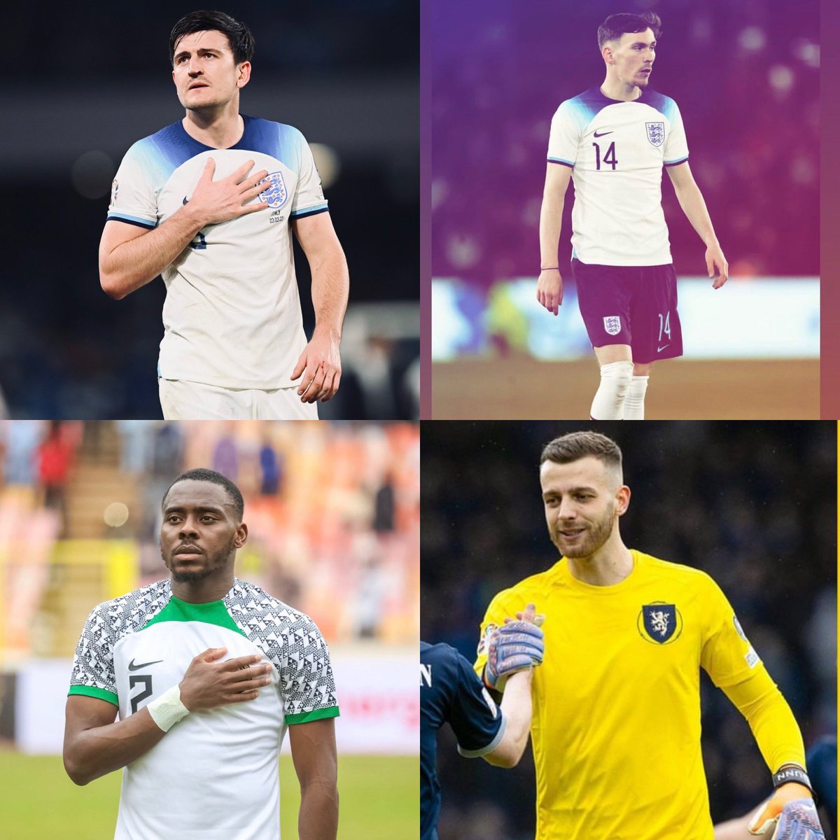 @TripleSSports @HarryMaguire93🏴󠁧󠁢󠁥󠁮󠁧󠁿 @jgarnerr96 🏴󠁧󠁢󠁥󠁮󠁧󠁿@Bright_097🇳🇬 @AngusGunn01 🏴󠁧󠁢󠁳󠁣󠁴󠁿