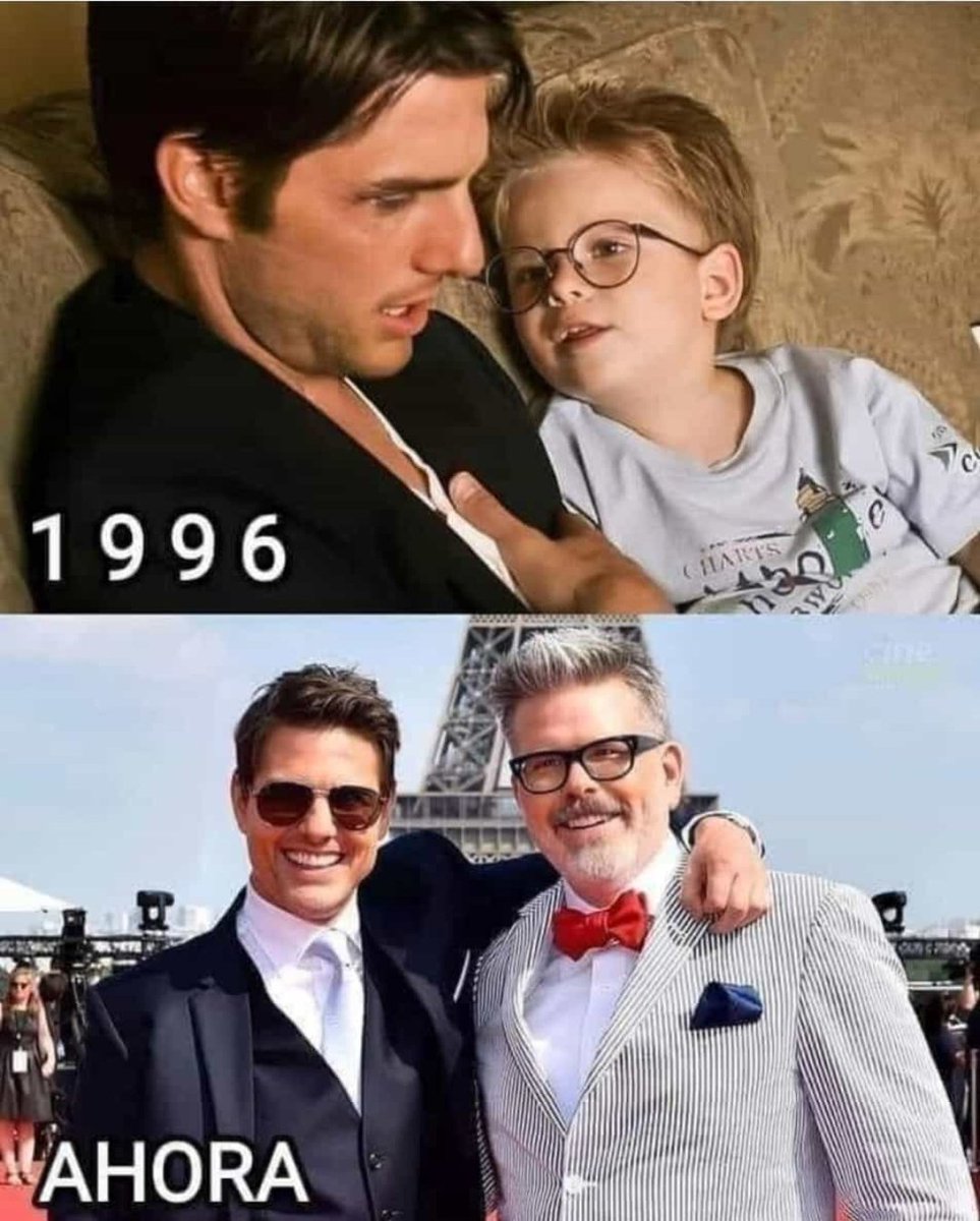 andres_ps1's tweet image. El niño que hizo Jerry Maguire con Tom Cruise ya es mayor que Tom Cruise
