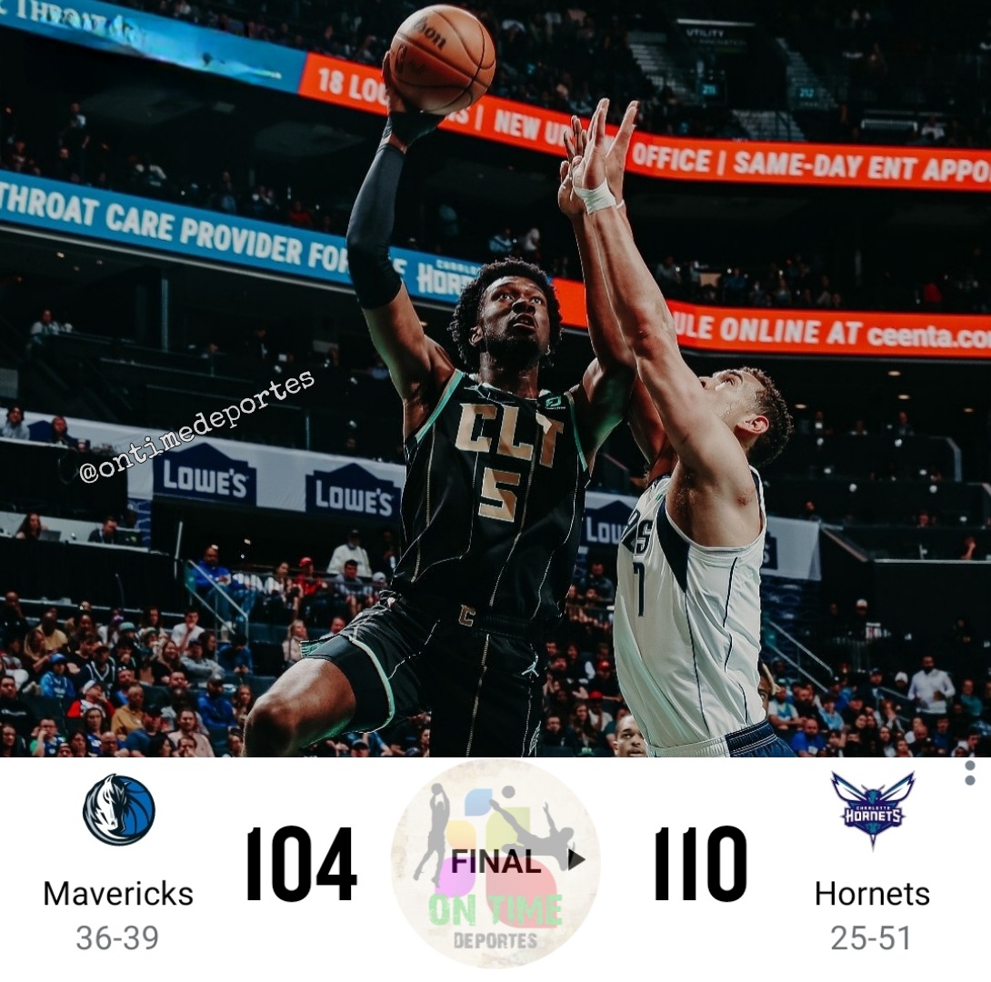 OnTimeDeportes's tweet photo. Dallas acaba de perder nuevamente en un back to back contra los Hornets. Los Mavericks han perdido siete de sus últimos nueve juegos 🤯 Actualmente están fuera del play-in. 👀
.
.
.
.
.
.
.
#nba #Dallas #mavs #mavericks #hornets #lukadoncic #deportes #sportsnews #ontimedeportes https://t.co/JYO0XYJ30o