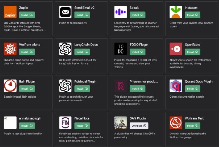 pepesama_'s tweet photo. これはガチ。なんと『ChatGPT』に神アプデがきます。

❶ Slack
❷ Expedia
❸ クリプト系
❹ ToDo系まとめ
❺ レストラン予約
❻ 食品配達サービス
❼ タスク自動化ツール

など80個以上。すごく便利なアプリばかりで、インターネット接続 + 各種プラグイン対応。ただし落とし穴があって… https://t.co/PC2Llc6QfQ