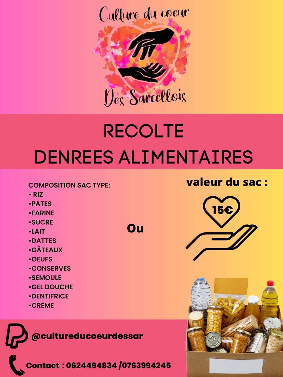 CultureDuCoeur's tweet photo. Afin d’aider un maximum de personnes dans le besoin durant ce mois, nous avons besoin de votre soutient que ce soit en partageant notre flyer ou en faisant un don !

Retrouvez-nous également à FRANPRIX de Villiers le bel et à l’Espace La Boucherie https://t.co/bHmDFYF6Mv https://t.co/hkIXRiKcxd