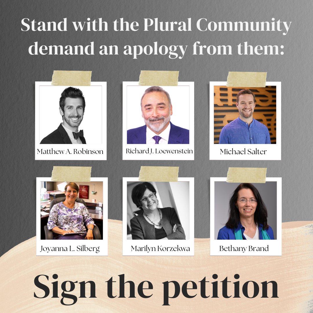 TpaNonprofit's tweet image. Our voices matter!📣

Join the DID &amp;amp; plural communities in advocating for change and challenging harmful narratives from the ISSTD and McLean Hospital.

Sign our petition &amp;amp; help make a difference!✊

Sign here: chng.it/BYM5q2K2ZY 

#PluralGang #ISSTDandMcLeanAccountability