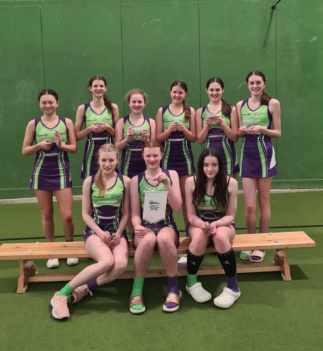 bath_nc's tweet image. Massive congratulations to our U14 Regional Squad who finished runners up of the @NetballSW league in their 1st ever season together! 👏🥈They won 2/3 games today at playoffs meaning they are off to @EnglandNetball National Club Finals! #nationalclubfinals #bathcougars 💜💚