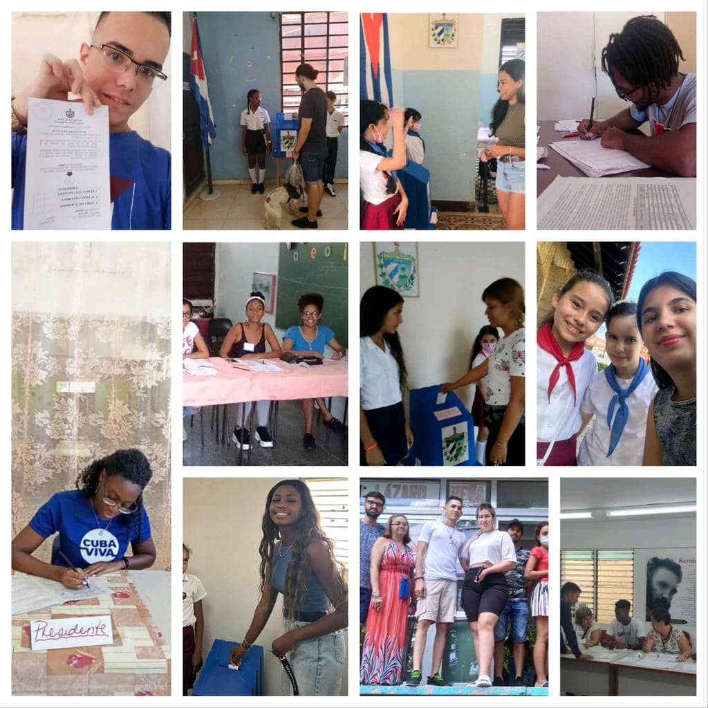 Rogelio Sierra Díaz (@rogeliosierrad) on Twitter photo Elecciones generales en #Cuba!
Gran parte de nuestra población ha ejercido ya su derecho al voto por nuestros candidatos a diputados de la <a href="/AsambleaCuba/">Asamblea Nacional Cuba</a>, incluyendo los jóvenes de <a href="/ISRICuba/">ISRI Cuba</a>.
📸 <a href="/IsriUjc/">UJC-ISRI Oficial</a> Elecciones generales en #Cuba!
Gran parte de nuestra población ha ejercido ya su derecho al voto por nuestros candidatos a diputados de la <a href="/AsambleaCuba/">Asamblea Nacional Cuba</a>, incluyendo los jóvenes de <a href="/ISRICuba/">ISRI Cuba</a>.
📸 <a href="/IsriUjc/">UJC-ISRI Oficial</a>
