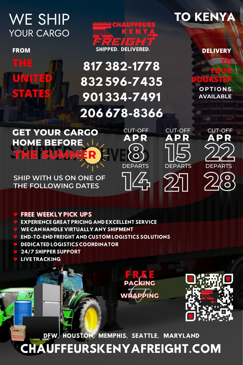 Chauffeurs Kenya Freight tweet media