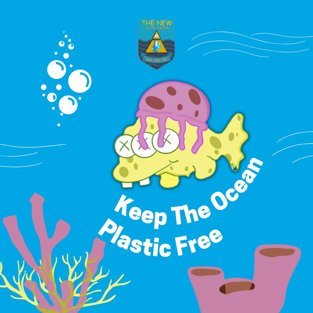 MemeSickfish123's tweet photo. Keep the ocean plastic free 🆓
Stay tuned for more!
#NFT #NFTs #SickFishMix #FishCollection #StopOceanPollution https://t.co/hjfPJyoyJK