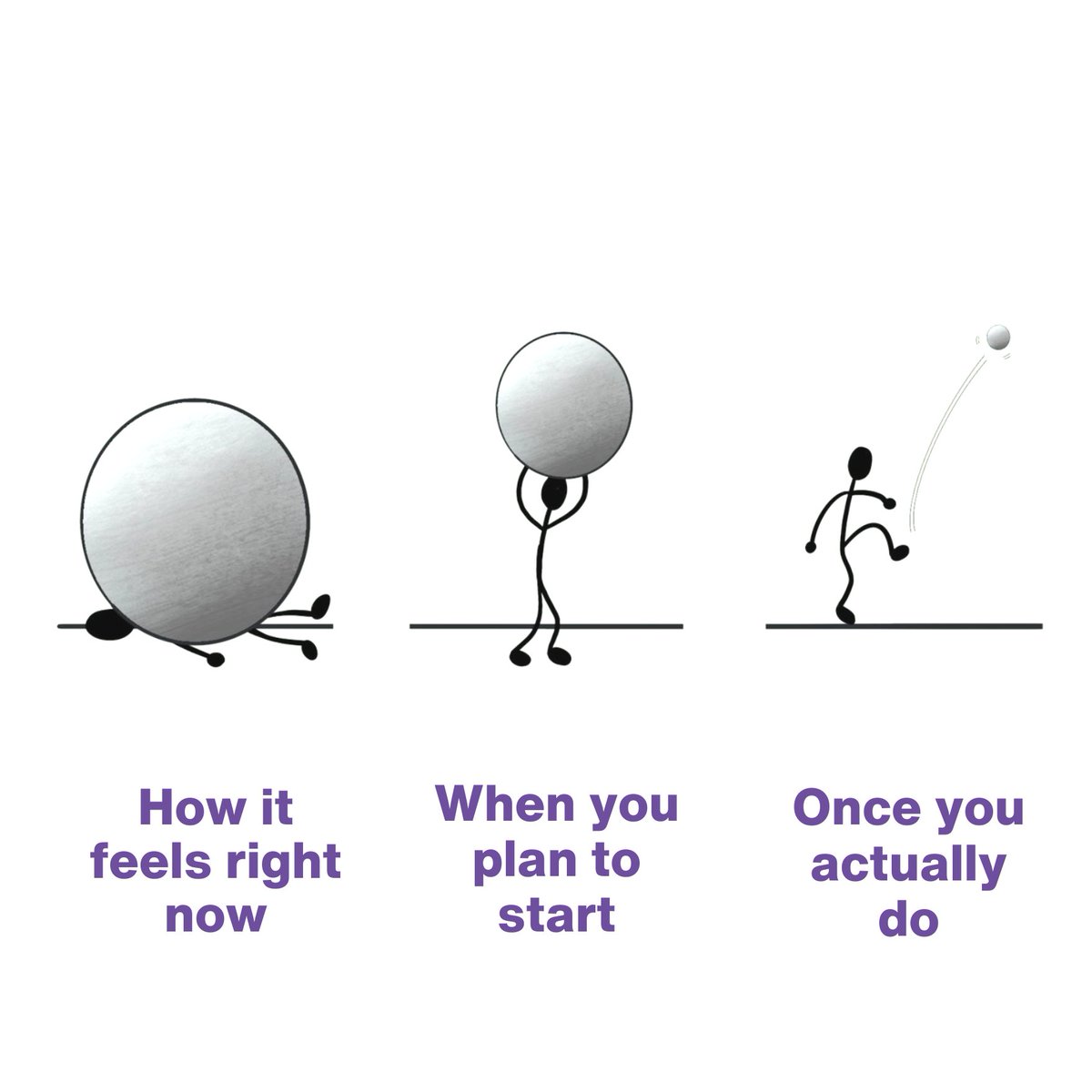 GregWitz's tweet photo. Starting a new project or activity can feel daunting, but don't let that feeling hold you back. https://t.co/aylXgj3DzV