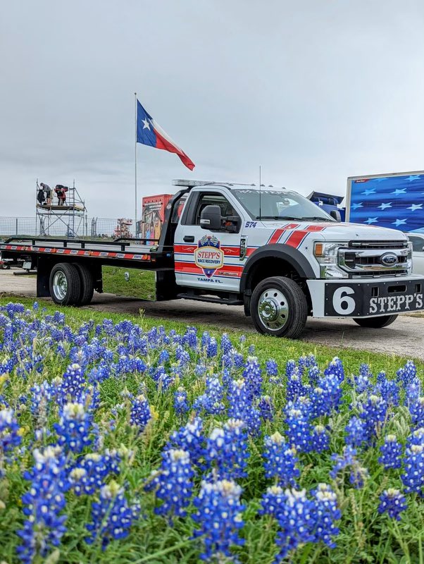 SteppsTowing's tweet photo. #TeamSTEPPS race recovery team #Texas edition doing the two stepp at the Circut Of The Americas.🤠🏁
@NASCAR #NASCAR #NACAR75 #Wrecker #Tow #Towing #Transport #AutoParts #Racing #Drivers #OfficialPartners #RaceTeam #RaceRecovery #RaceResponder #RaceTrack #RecoveryResponse https://t.co/ly3MSNuvIx