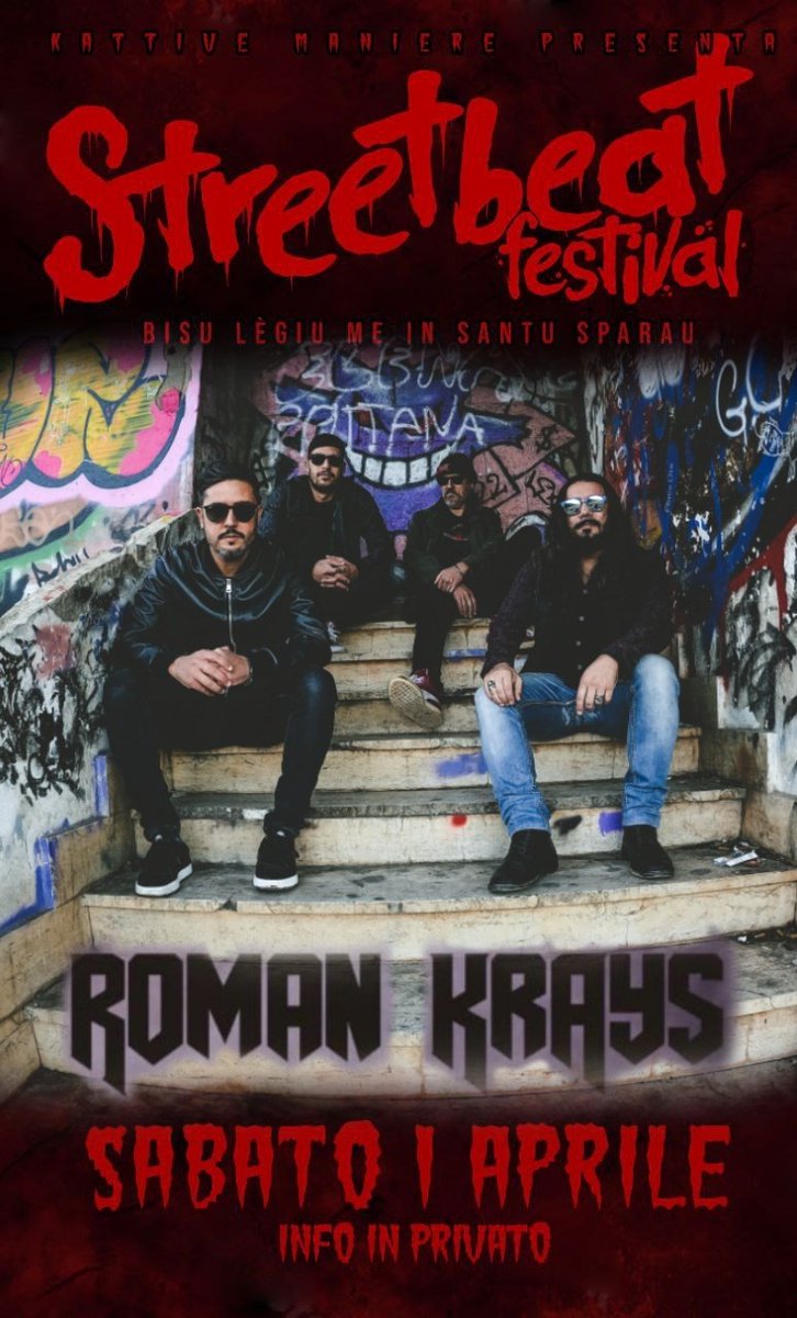 romankrays's tweet photo. Sabato 1 Aprile 
Streetbeat #festival 
A San Sperate - OLIVETO sinergico
#punk #music #punkrock #streetpunk https://t.co/HCGEtwX3Ep