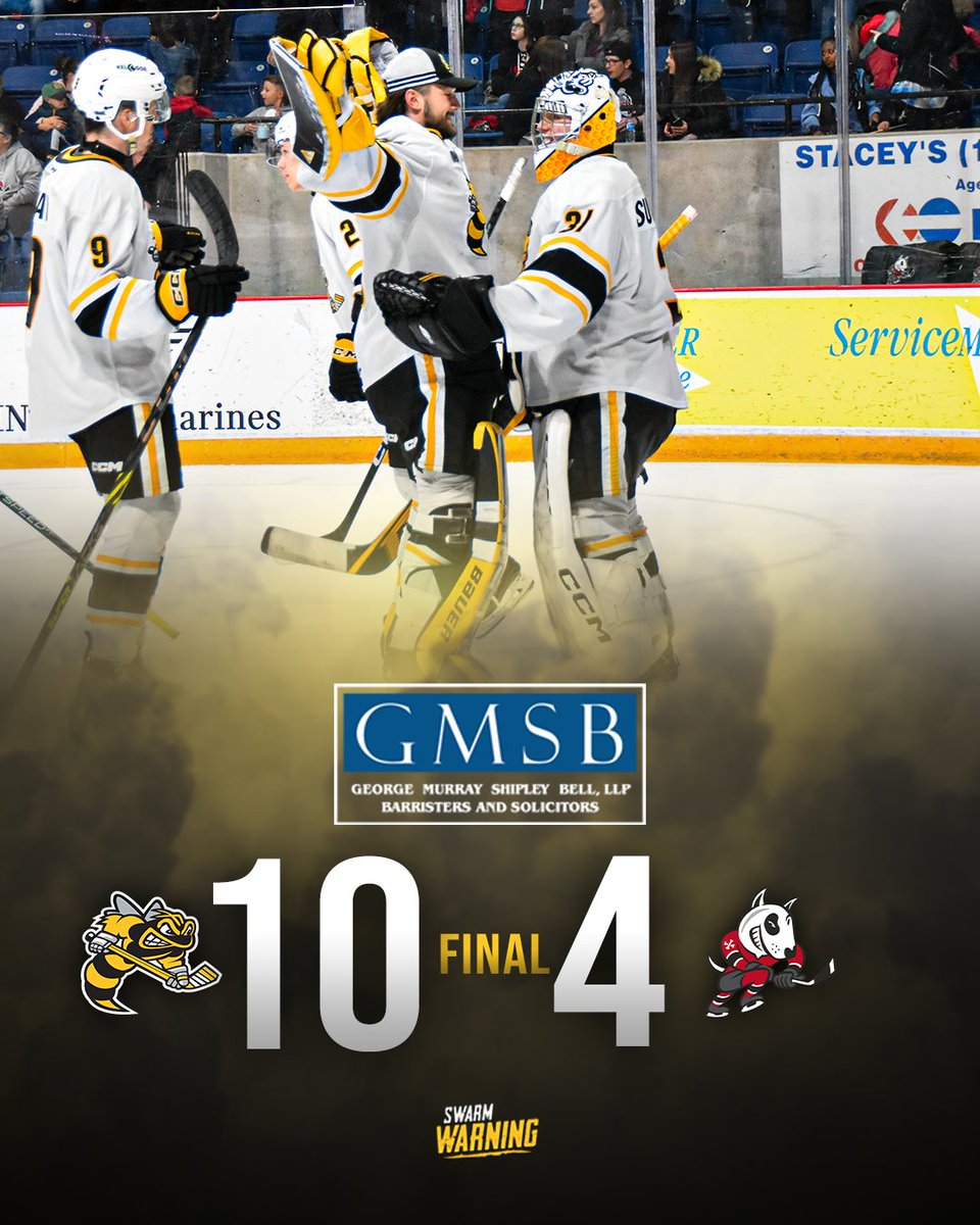 StingHockey's tweet photo. 10-4 Good Buddy 🫡
#SwarmWarning🐝 | George Murray Shipley Bell, LLP https://t.co/Xk3Q14llth