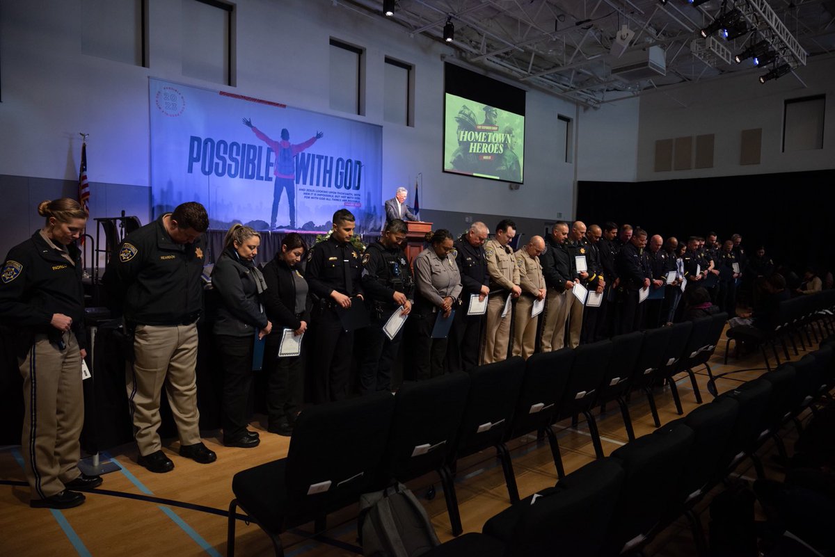 Thankful to acknowledge First Responders from six local agencies