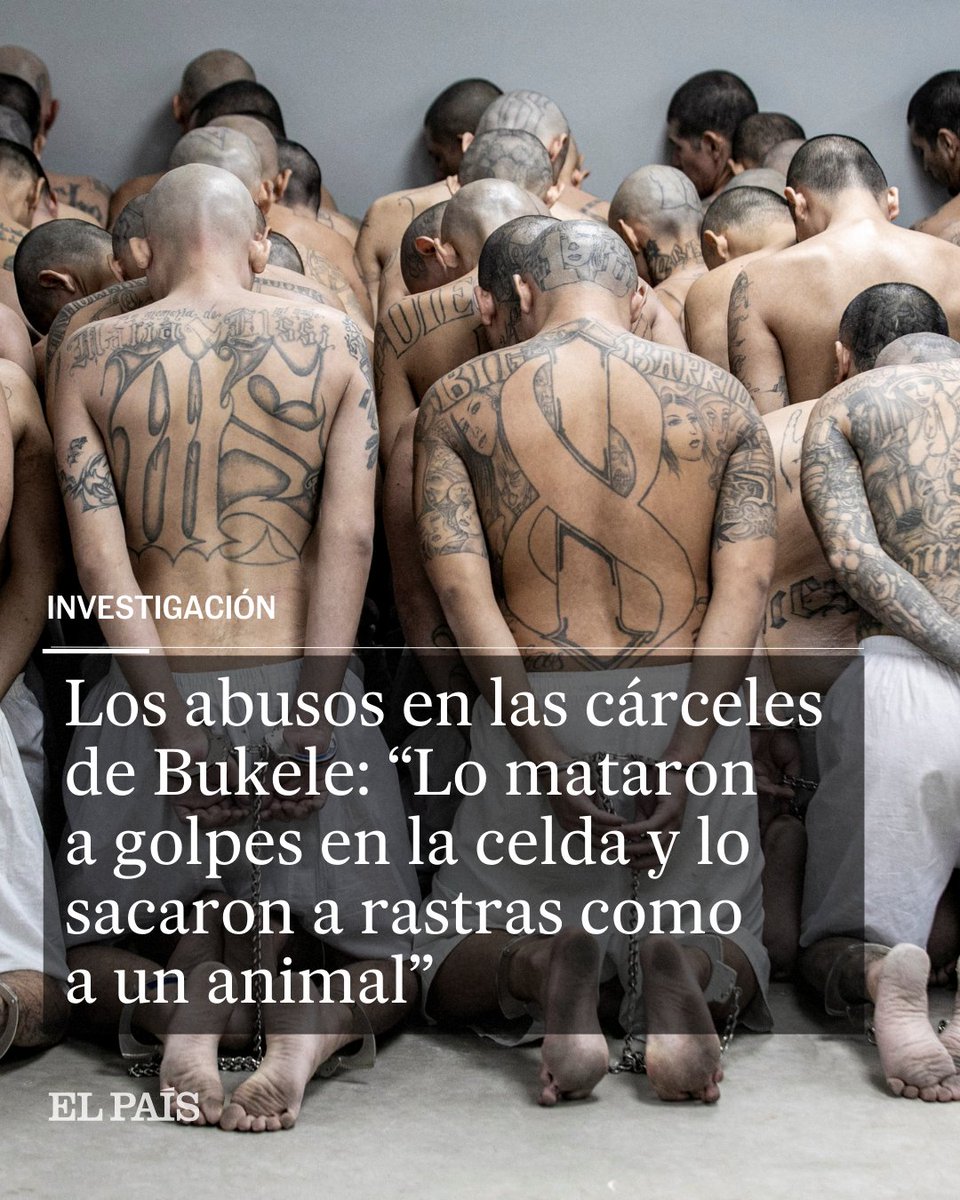 🔴INVESTIGACIÓN | Muertes bajo custodia, hacinamiento, torturas, detenciones arbitrarias e incomunicación. Dos testimonios de personas detenidas durante el régimen de excepción en El Salvador coinciden con las denuncias de organismos

🖋 <a href="/DMarcialPerez/">David Marcial Pérez</a> 
🔗 bit.ly/3lQJdmV