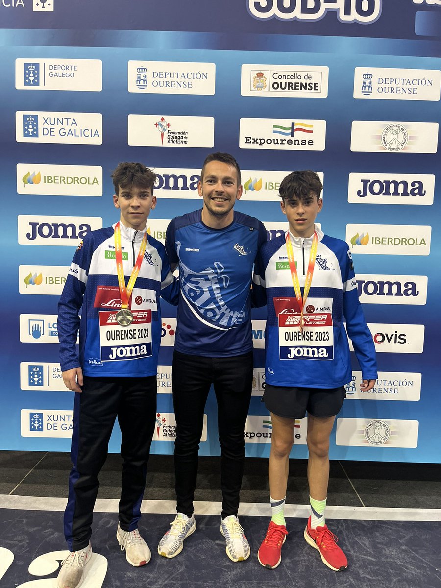 Fran2Carrillo's tweet photo. 🥈🥉🥉 - Ourense

28’50” - Burjassot

Doblet històric per Pere Mas i Axel Zarranz al 3000mll amb 8’48” i 9’05”

Bronze de Maria March al 600mll amb 1’36”96

28’50” de Xavi Badia als 10.000mll https://t.co/eouTjBejv8