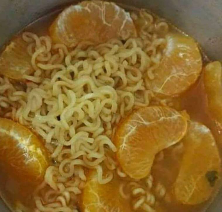 sapory3yaa's tweet photo. #GhanavsNigeria
 Nigerians produce another type of indomie ,  Citrus indomie 😂 https://t.co/cWCbDHLmmU