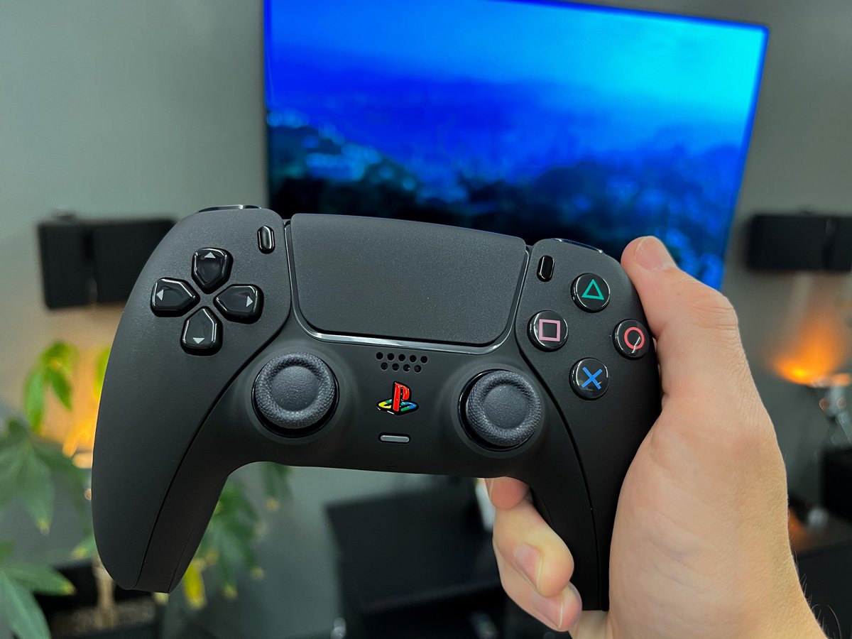 Chill Sunday with a retro PS2 theme PS5 Controller with matte finish and high gloss buttons. Nothing better! 

Only at LaZaModz.com