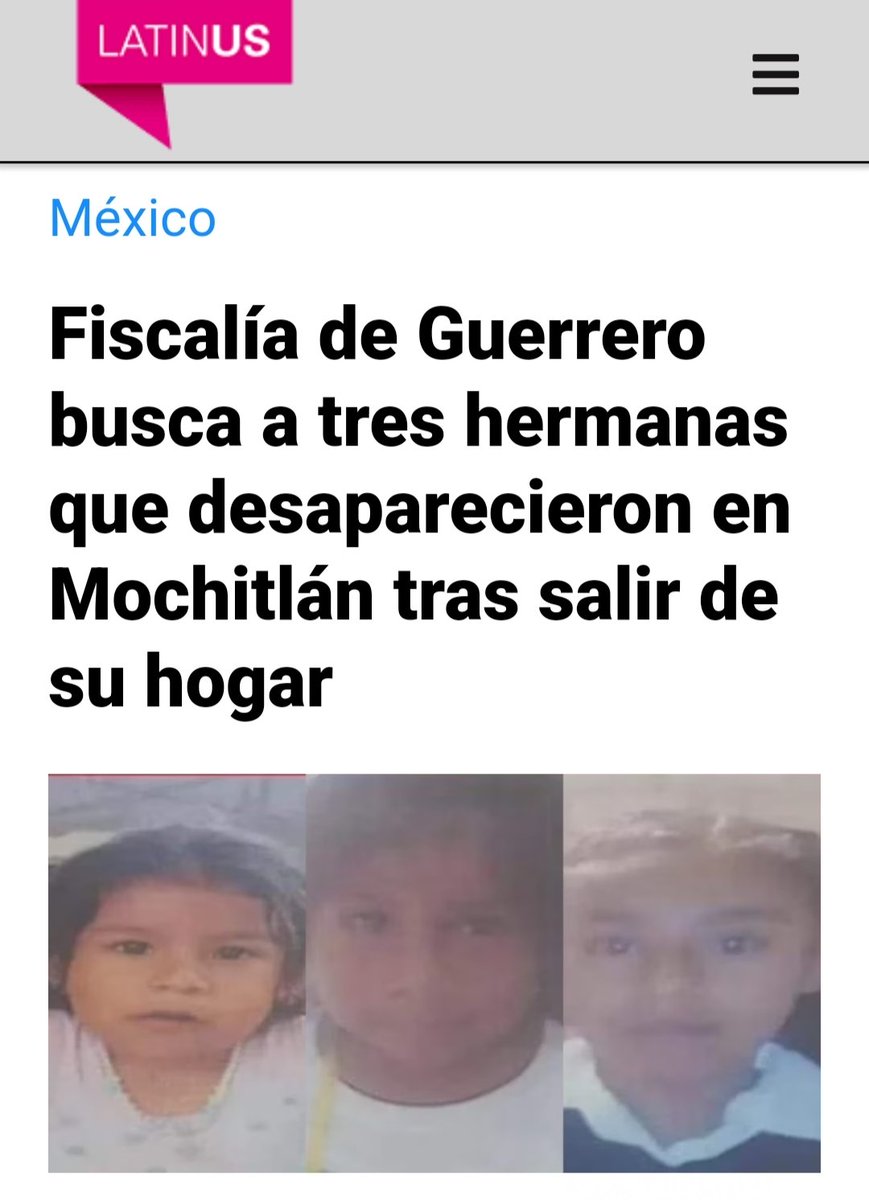 terelagos's tweet photo. @ElMananaOnline @Gob_Guerrero @FiscaliaGro @GN_MEXICO_ @GN_Carreteras @MarcelaHerreraR @CAPUFE @javiermorlett @OscarAthie 🆘
Desaparecidas #Mochitlán #Guerrero https://t.co/FN84awTlLT