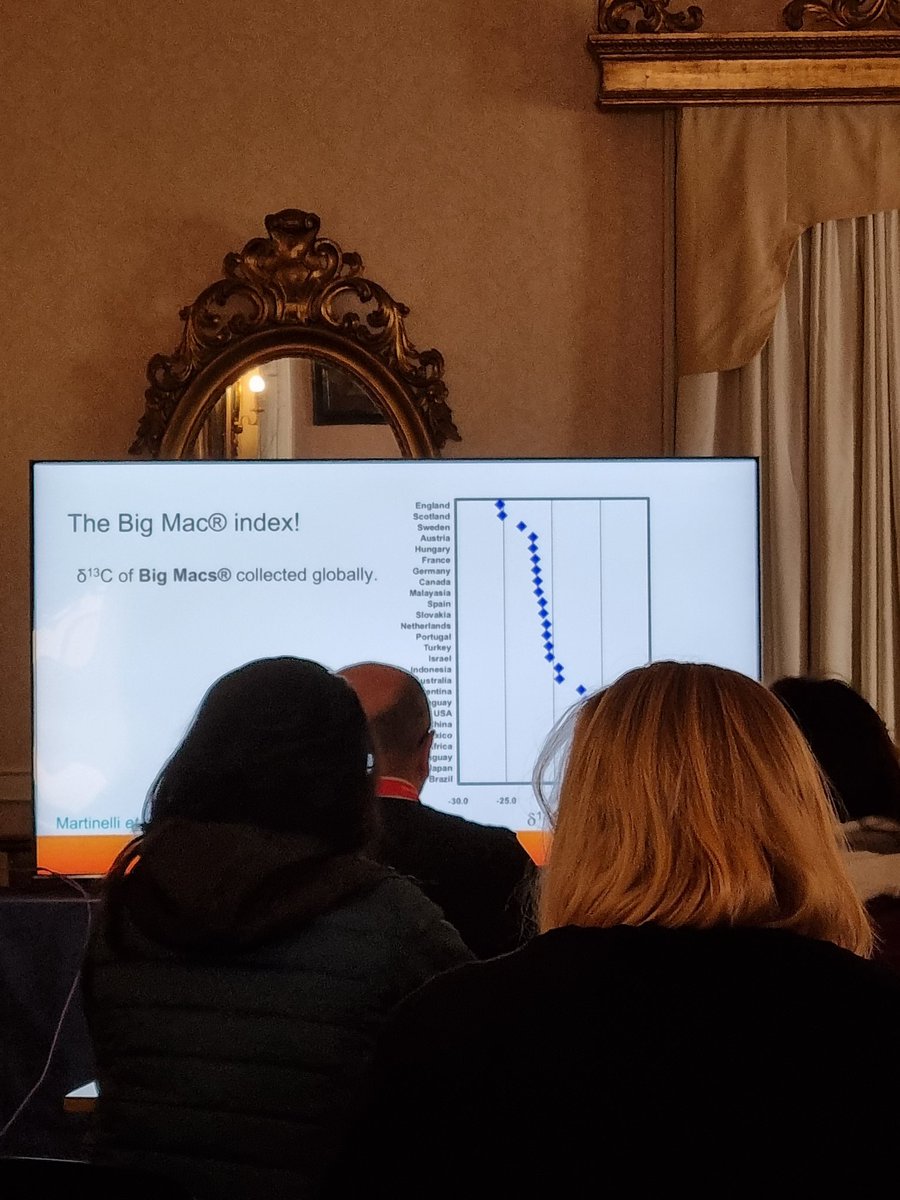 First day of #SGSIE course and it took me back directly to my very first contact with stable isotopes when I saw a lecture by Martinelli at <a href="/ufrnbr/">UFRN</a> department of ecology  and he talked about sampling big Mcs 🙃