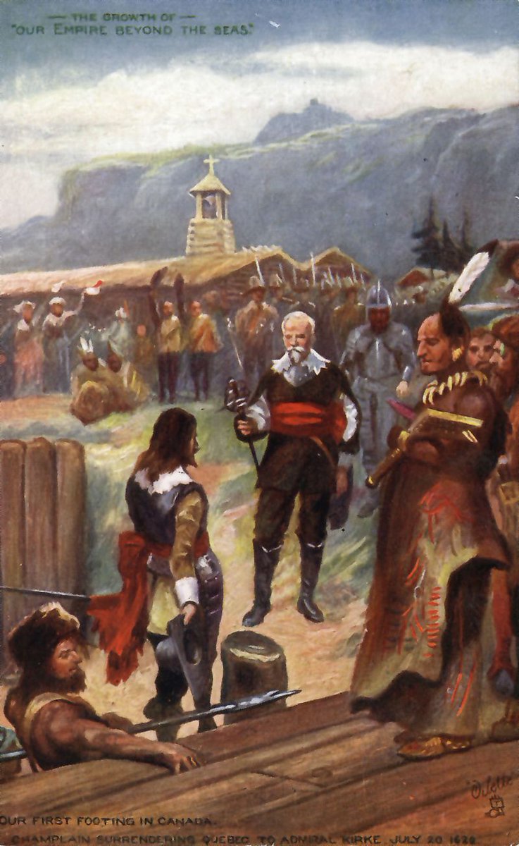 URDailyHistory's tweet photo. 29 Mar 1632: The Treaty of Saint-Germain-en-Laye was signed, returning #Quebec, Acadia and Cape Breton Island to the #French. The #English had seized them in 1629. #history #OnThisDay  #ad https://t.co/PRuD3Ihd39 https://t.co/QZ1uqB4nmJ https://t.co/YpIV8DLyAV
