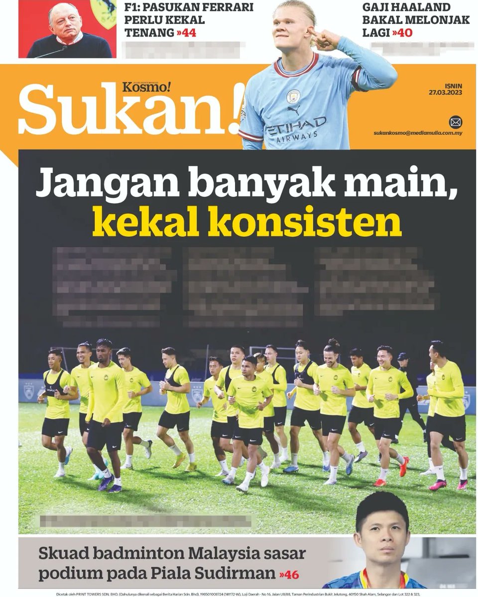 kosmo_online's tweet photo. Akhbar Kosmo! hari ini (Isnin)
Dapatkan akhbar anda di kedai-kedai berdekatan.
#kosmo #belikosmo #kosmoisnin https://t.co/eMYn5DCiCK
