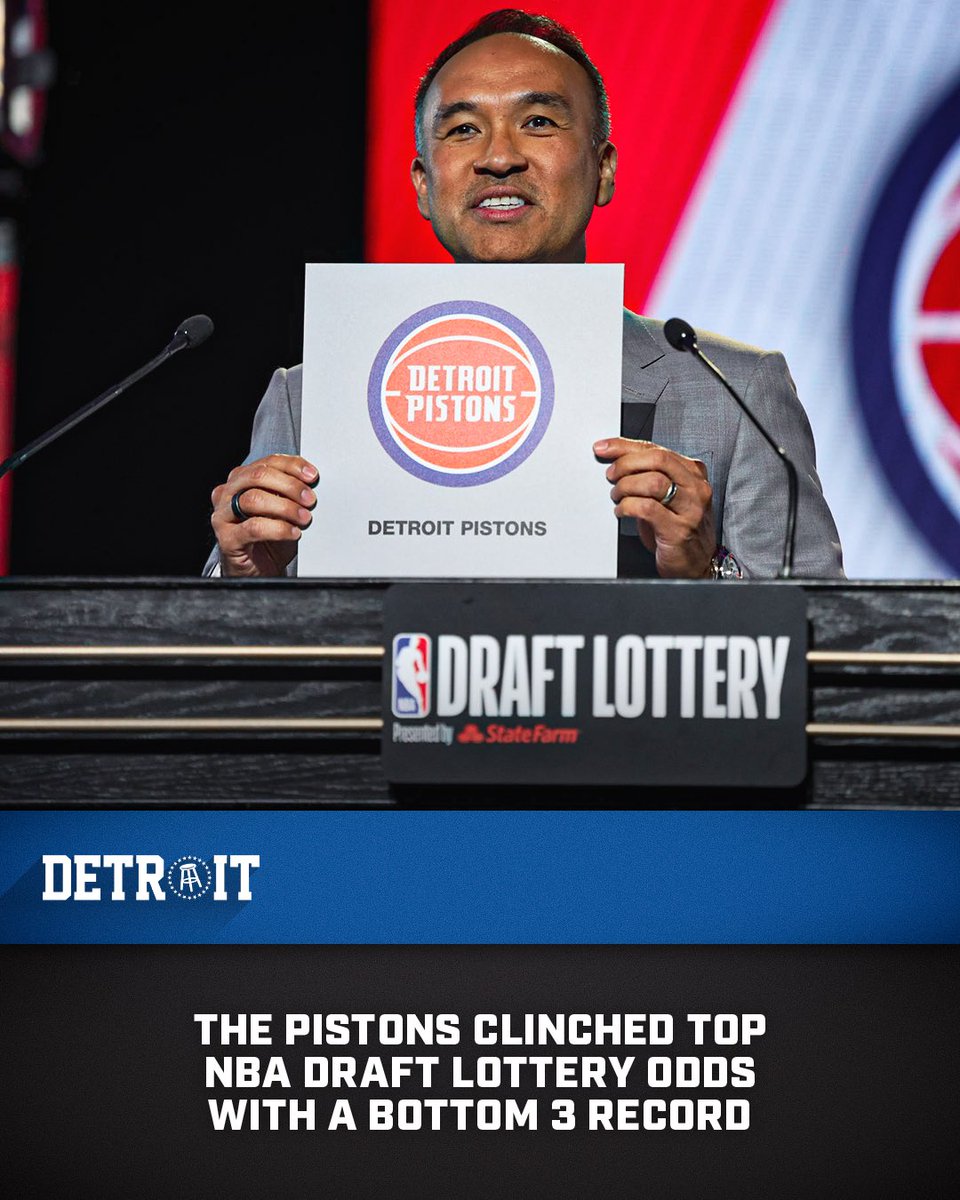 Barstool Detroit on Twitter "The Pistons are guaranteed to have a
