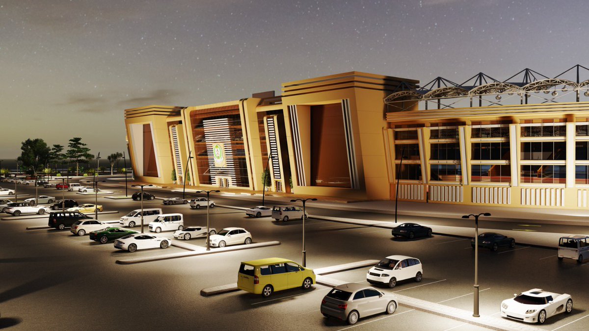 من اعمال قسم التصميم بمكتبنا .. تصميم استاد رياضي على نموذج 3D لإحدى الجهات الحكومية