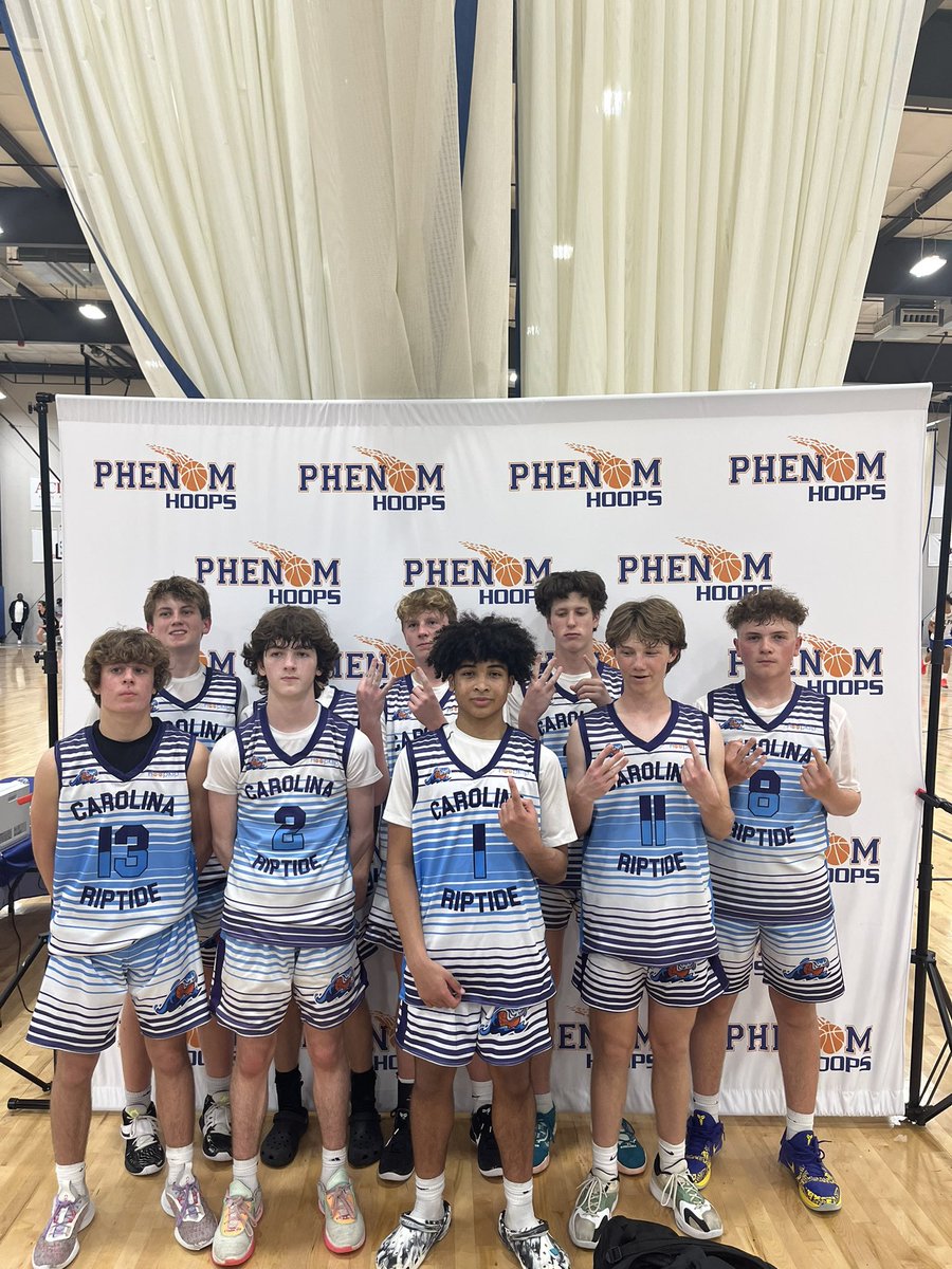 carolinariptide's tweet photo. Congrats to Coach Tim Chandler and our @Riptide2026 White going 3-1 this weekend ‼️
These guys will be back at Rise next weekend ‼️
#PhenomMarchMadness @Coach_Rick57 https://t.co/DCEZ7oxlxI