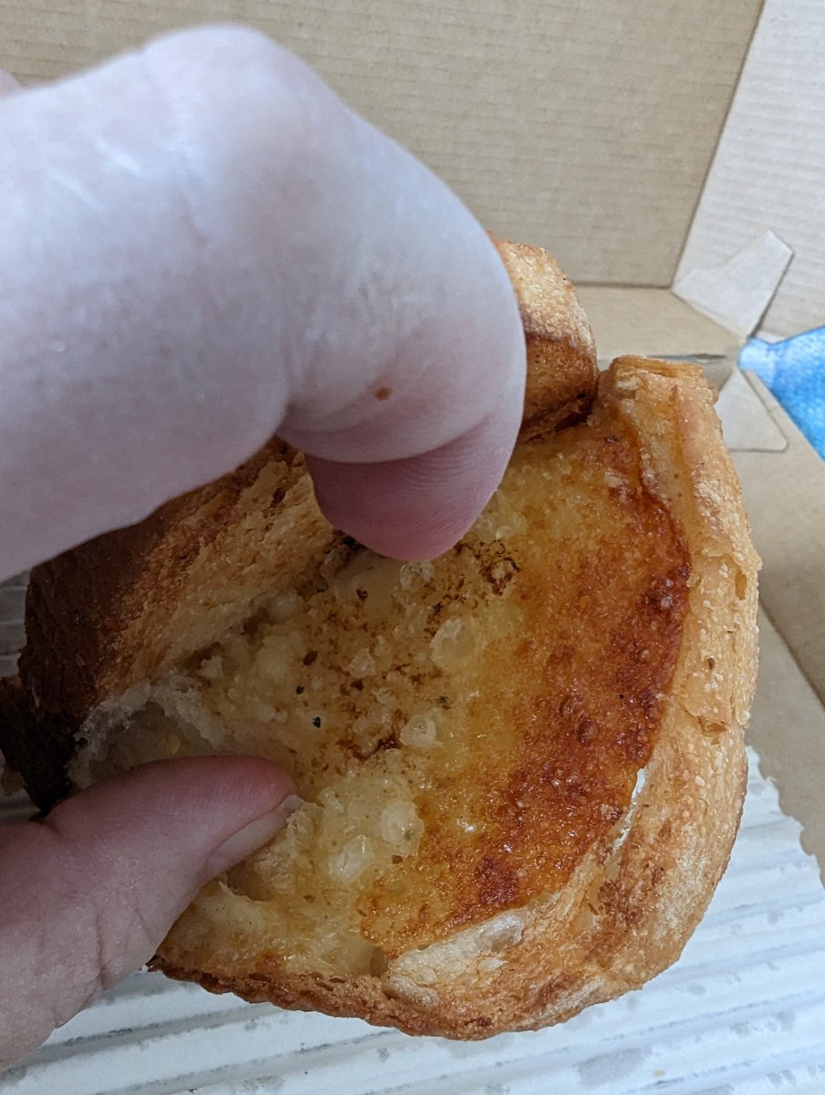 Wishpunk81's tweet photo. @Wawa I ordered a pepperoni and cheese panini as seen here what I received had no pepperoni or cheese it's just Garlic on bread!!! https://t.co/2yNnizdZC0