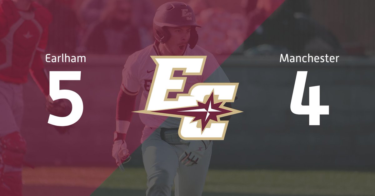 BB: Quakers win! @earlhambaseball walks it off in the final game of the weekend against Manchester University on a single from freshman Mac Moore. 

#FFIL
