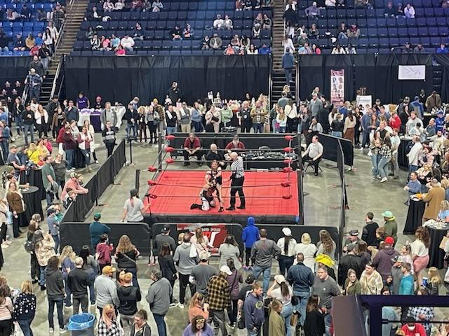DynamoPro's tweet photo. Quick pic from yesterday's event at Chaifetz arena during the Taco and Margarita festival. https://t.co/y4vMhP9lvc