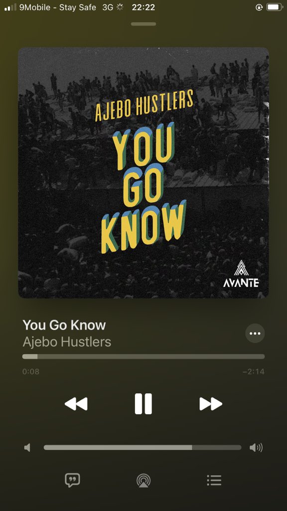 precciejay's tweet photo. What a track ๐๐ผ๐ฎโ๐จ๐๐ผ @Ajebo_Hustlers โoh you no know? now you go knowโ ๐ถ๐ต
#yougoknow https://t.co/me6jyOTSYr