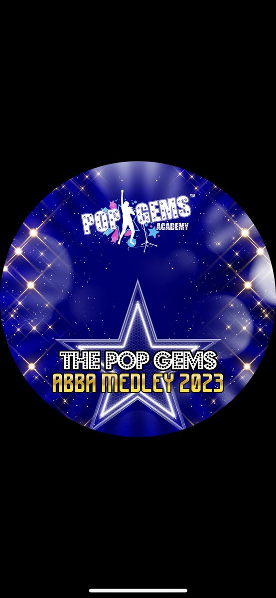 Sneak peek of the artwork for our recent ‘POP STAR EXPERIENCE’🎙️💙✨ Production on the track is finished and you all sound amazing 🎶 🤩 CDs are due to arrive within the next few weeks along with your pop group photos 💿📸 

#popstarexperience #popgems #abba #beckenham