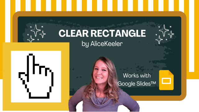alicekeeler's tweet photo. "Clear Rectangle by AliceKeeler quickly adds a transparent rectangle over the current Google Slide or over all the slides." https://t.co/9OAFxiIWDK #googleEDU https://t.co/HQgMM4Vh68