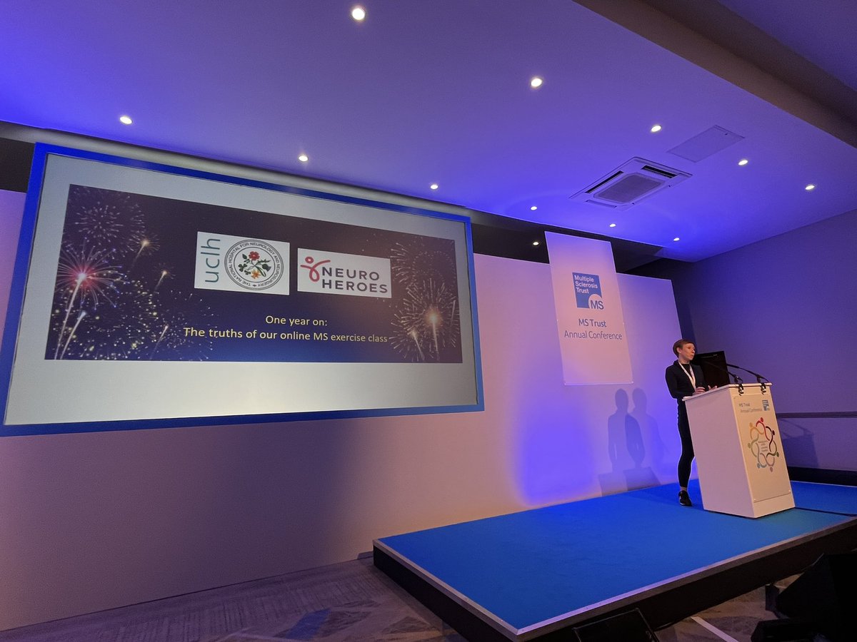 theneuroheroes's tweet image. Fantastic to be at the @MSTrust conference again for a few days of learning, meeting people, talking about exercise and sharing great practice #mstconference2023 @NHNN_therapies #msexercise #neurorehab