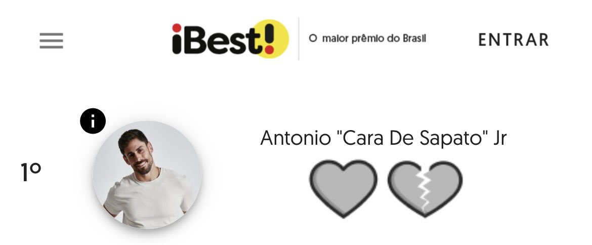 caradesapatojr's tweet photo. Eita que esse fandom é o melhor mesmo!!! De ontem para hoje, já chegamos em primeiro lugar! É isso mesmo produção? 😍

BORA VOTAR MUITO e dar esse prêmio pro Sapato!? 👤

https://t.co/7KbxwOIPnf https://t.co/BkRWNlmW3V