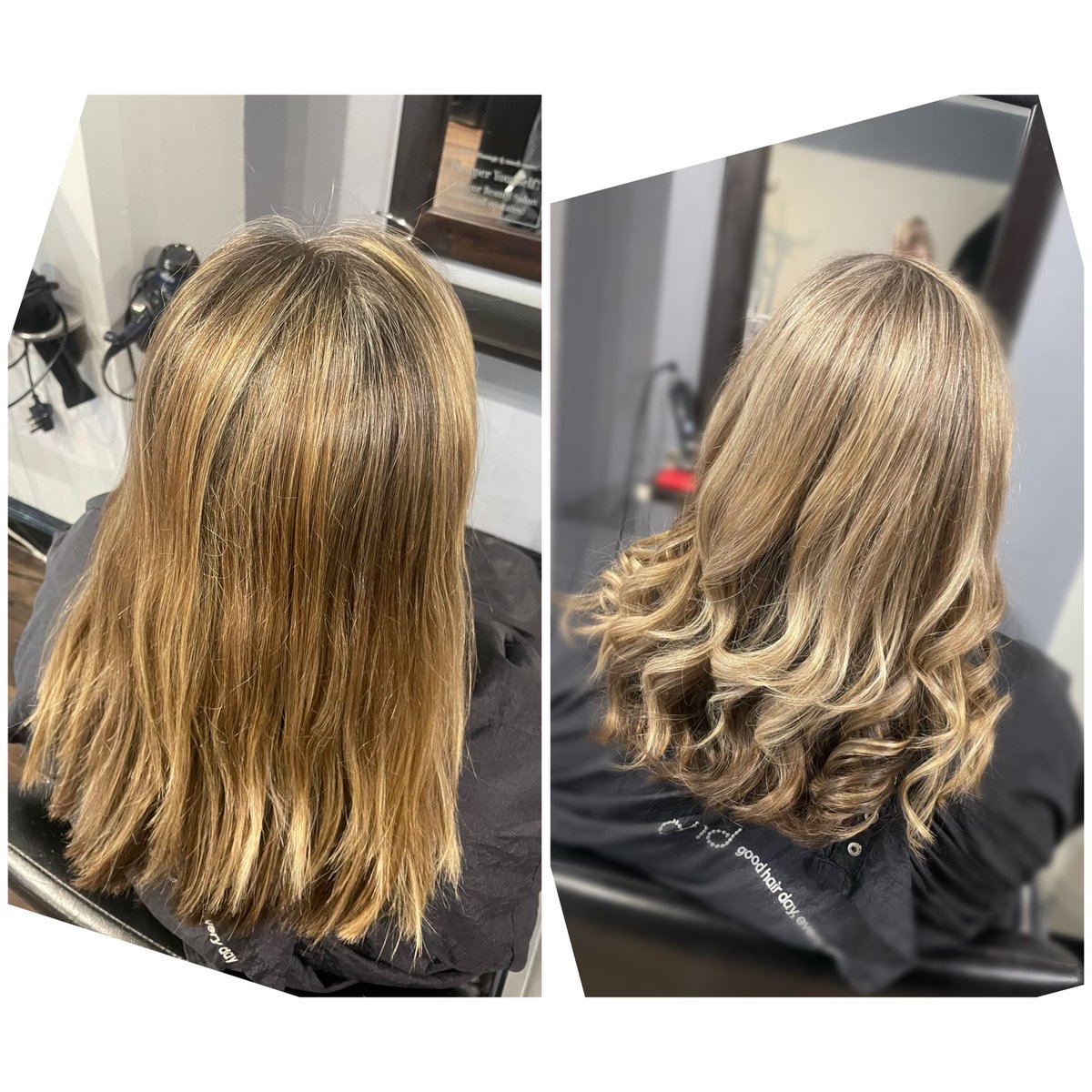 TwilightHair's tweet photo. Well done Poppy ⭐️ Half head of Highlights, Tone, Cut and Blow dry ❤️ #hair #northeaststylist #twilighthairstudio #Durham #blonde https://t.co/kLwQVMEEDR
