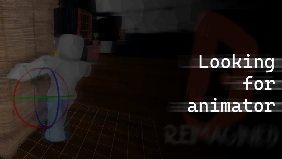 Looking for animator! Has to be experienced in fastpaced, doors like animation. R6 Only. Pay will be discussed. #RobloxDev #robloxanimation #hiring