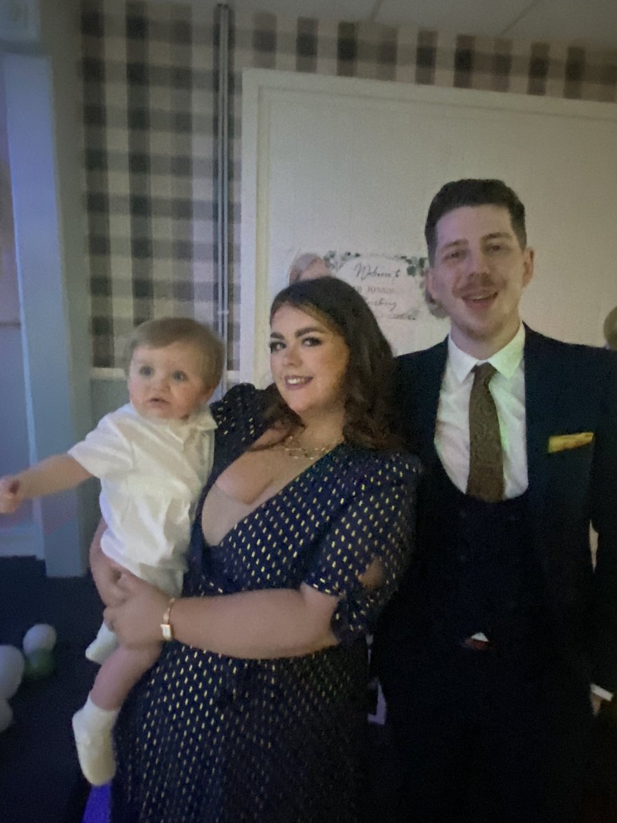 DG93x's tweet photo. A special day for our very special boy. Honoured to have become godparents to Caleb-Jonathon and to be part of his Christening and 1st birthday celebrations today. 💙⛪️🎉 https://t.co/cvn6B1hyZ9
