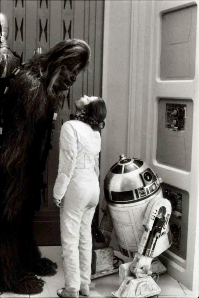 RT @ThatEricAlper: Peter Mayhew, Carrie Fisher and R2D2, 1980 https://t.co/sI3RAjIMlp