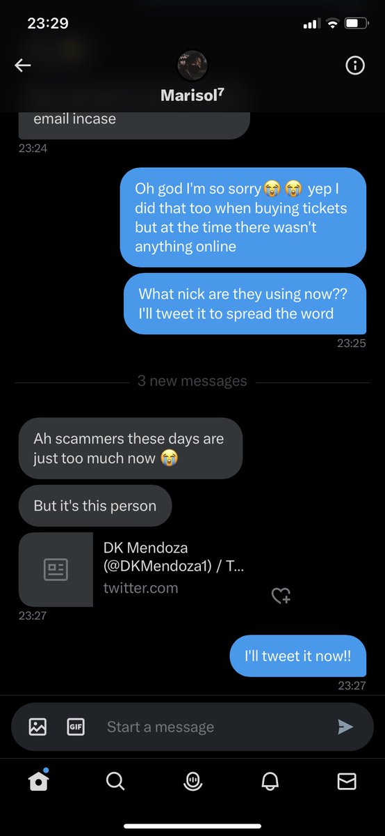 camiciadilino's tweet photo. 🚨STRAY KIDS TICKET SCAMMER🚨

This scammer has a new nick: @DKMendoza1 
Paypal email: dodsaunpaul668@gmail.com

Please spread the word 
#StrayKids_2ndWorldTour_MANIAC Dallas Fort Worth https://t.co/LT6V2ByFax