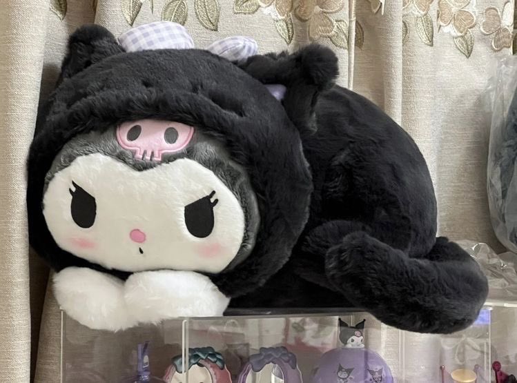 sanriodaily's tweet photo. cat kuromi 💫 https://t.co/G5UVPw3Wd5