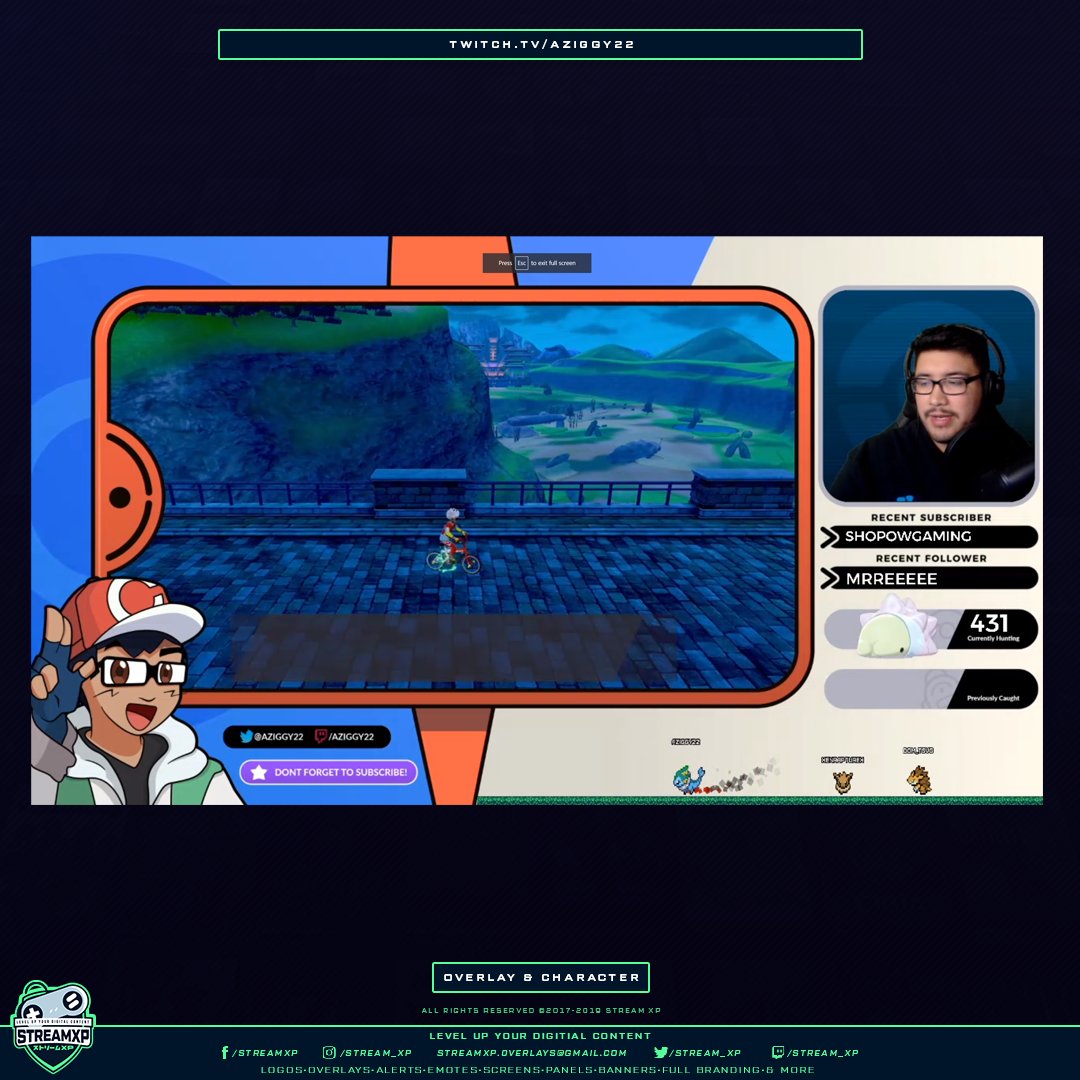 STREAM_XP's tweet photo. It's been too long since I've shared some of my favorite designs with you all! 🎨 Check out these amazing Pokémon overlays that I had a blast creating. Let me know your thoughts in the comments and DM me for unique designs. Stay tuned for more epic designs! #twitchdesign #pokemon https://t.co/hbLG9vuciq