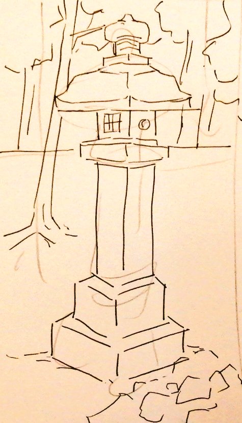 「#一日一模写Ⅲ 92/365今日は足と石灯篭でした〜 」|伊吹天花🦄漫画家のイラスト