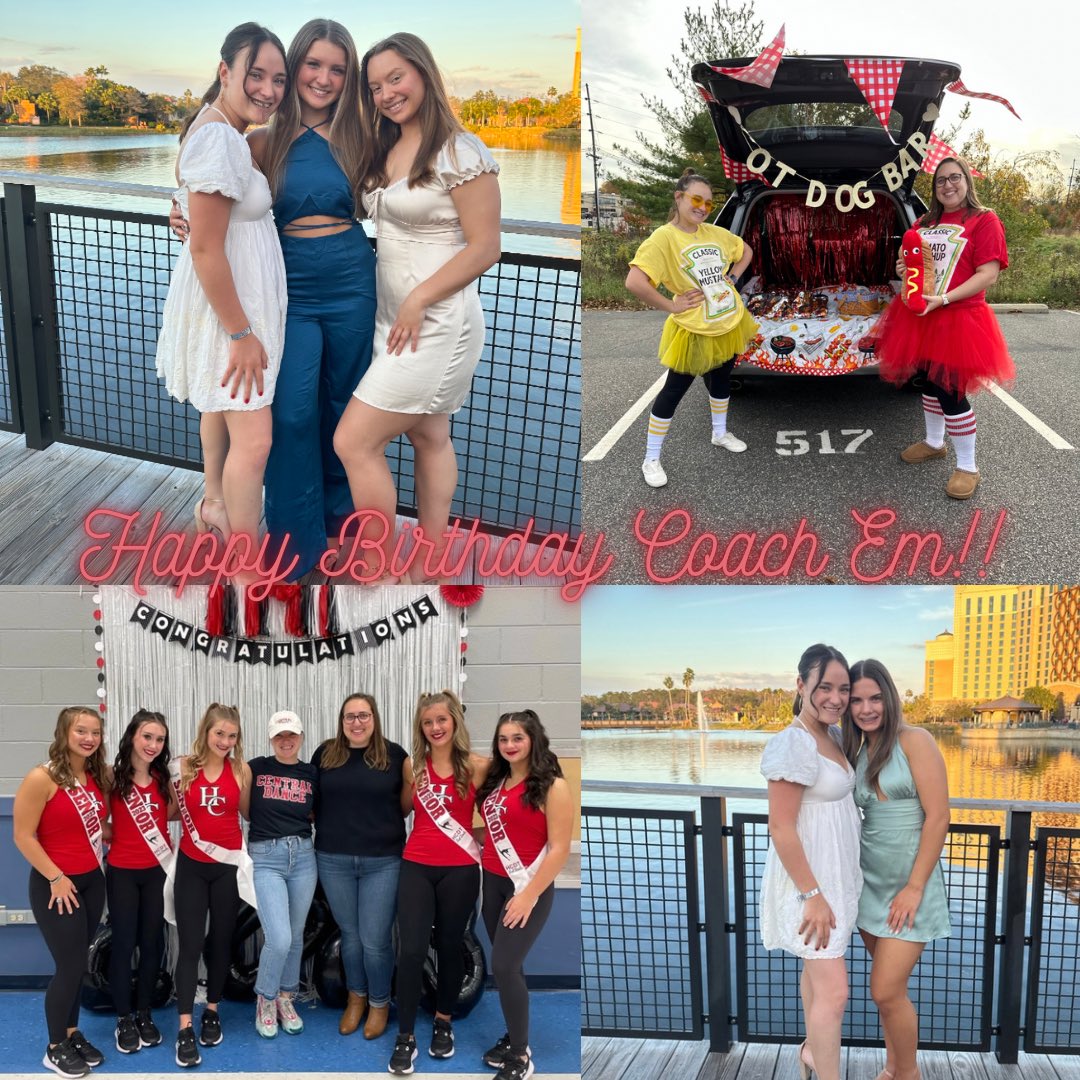 Wishing the biggest happy birthday to Coach Em! We love you so much! We are so thankful for everything you do for us!!💗💗