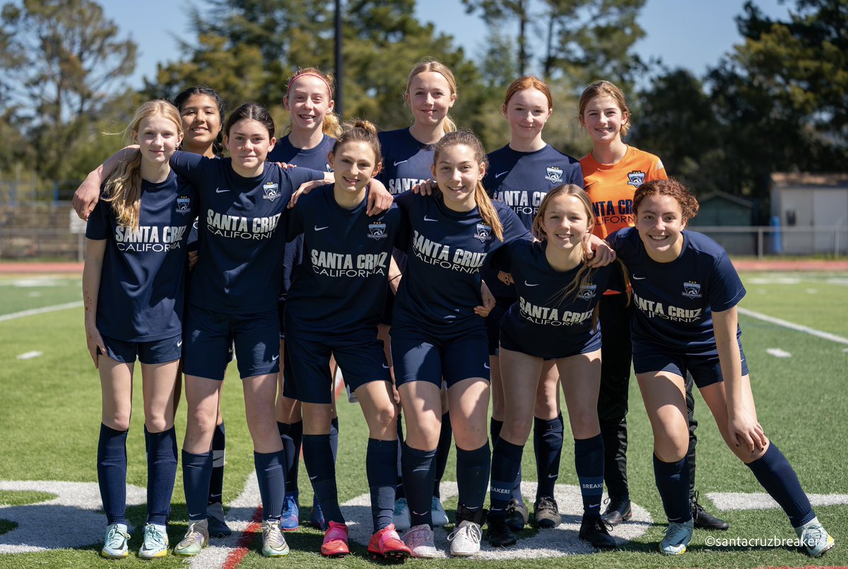 santacruzutdfc's tweet photo. Our U14 starting XI against SVSLV!
#santacruzbreakers #norcalpremier #NPL #soccer #youthsoccer #santacruz #aptostide #girlssoccer #est1992 #legacyisearned https://t.co/zxyCBwcEwV