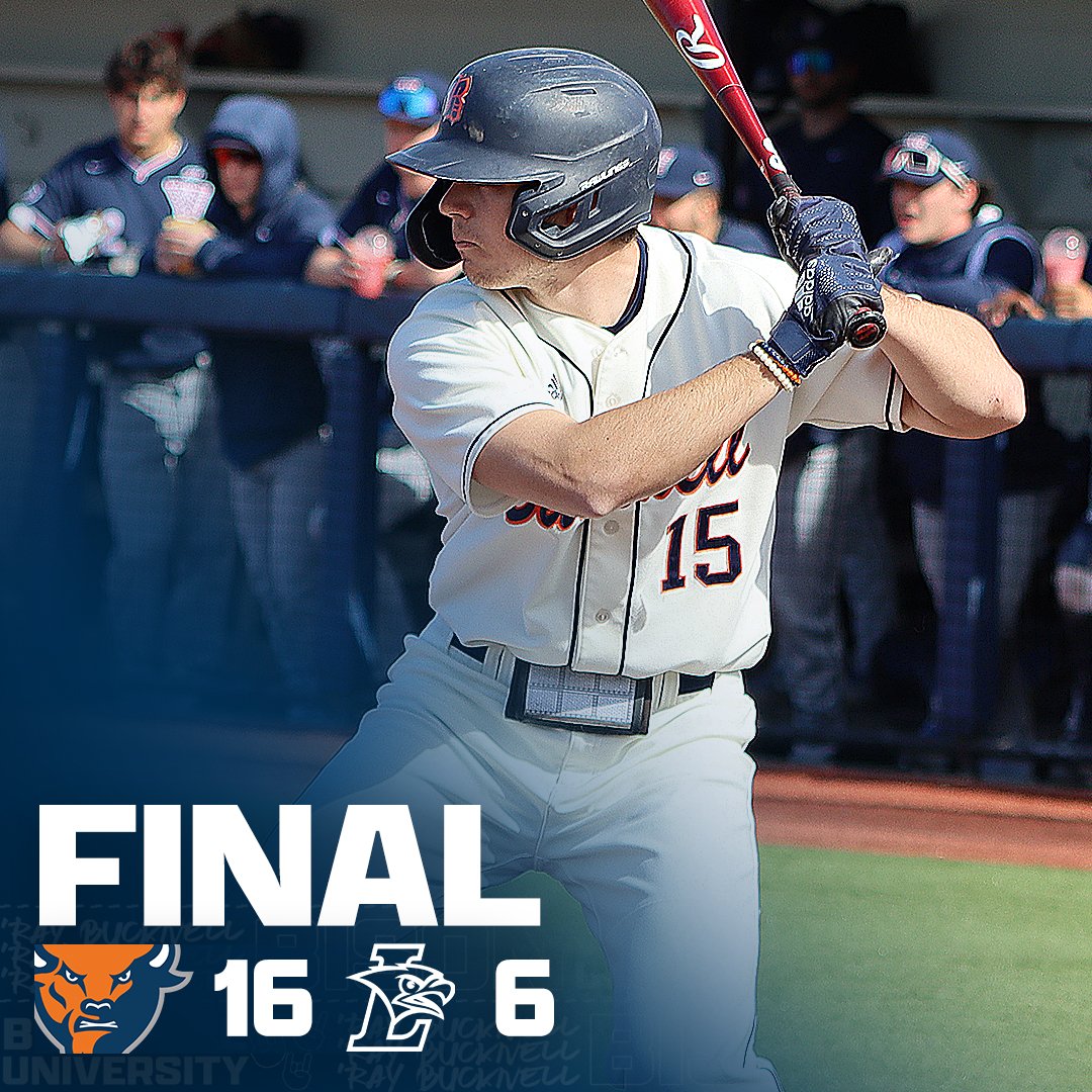 Bucknell_BB's tweet photo. BISON WIN! Tyler Dunn drove in 6 runs and Billy Kender invoked the 10-run rule with an RBI triple in the 7th. That's a sweep of the doubleheader and seven straight wins for your Bison! #rayBucknell https://t.co/sZm4Wdhzdy